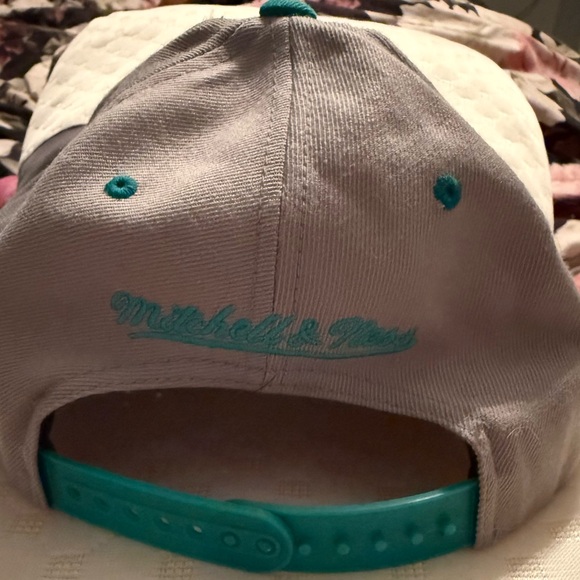 Mitchell & Ness Teal and Gray Cap - Picture 2 of 3